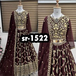 Nouveau Designer Lehenga Choli avec Dupatta Party Wear Faux Georgette avec broderie lourde Lahanga Indian Bollywood Outfit - Product Image 2