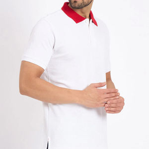 Personalizado de verano nuevos hombres transpirable antiarrugas de punto de negocios para la camisa de manga corta botón impreso poliéster - Product Image 2
