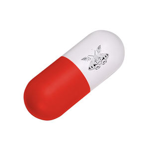 Balle anti-stress personnalisée en forme de capsule, balle en mousse de soutien émotionnel et motivationnel, jouet anti-stress en forme de pilule, cadeaux promotionnels - Product Image 2