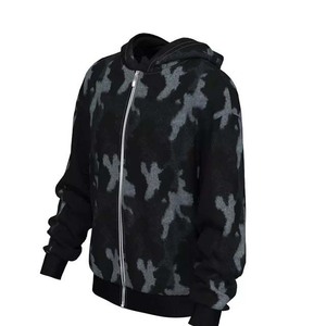 Custom 3D Puff <b>Hoodie</b> for Men <b>Oversized</b> <b>Long</b> Sleeves Cotton Sweatshirt with Sublimation Logo Breathable Hoodies Basics - Product Image 2