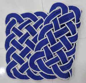 Manufacturer of Lump Quantity Coconut <strong>Coir</strong> <strong>Mats</strong> From Indian Origin at Cheapest Price Handloom Yarn Floor <strong>Mat</strong> - Product Image 1