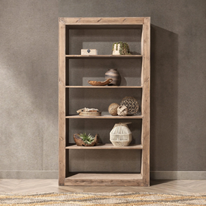 Hot Selling design Mango Wood Bookshelf Solid Wood for Home Dining Office farmhouse Use home use - Product Image 5