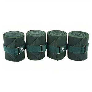 Vendaje de pierna de caballo de alta calidad para rendimiento y piezas débiles Juego de 4 piezas, protectores de piernas Envolturas de caballo, vendajes de caballo de seguridad de Polo - Product Image 2