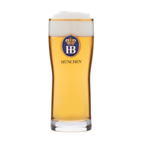 Hofbraeuhaus Muenchen Glass "Muenchenbecher" 0,3 L Premium Beer Glass Mug pour Oktoberfest Bavaria