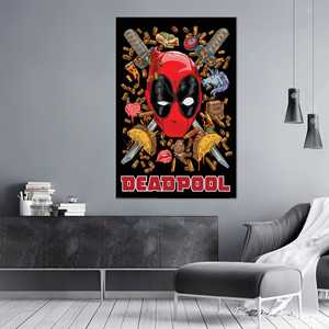 Póster de Marvel de Deadpool Chimichanga, Gráfico Impreso Digital para Uso Decorativo - Product Image 3