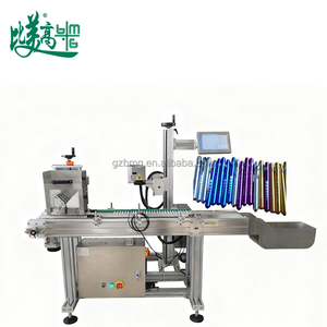 Machine de marquage laser UV entièrement automatique à grande vitesse pour les cosmétiques - Chargement/positionnement automatique et marquage <span class=keywords><strong>sur</strong></span> les crayons à sourcils, impression de logo - Product Image 2