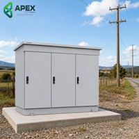 Gabinete de Distribución de Bajo Voltaje para Exteriores Serie JP 400V 415V, Tipo Pilar, IP65, para Redes Rurales y Plantas de Energía Solar