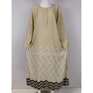 Robe de prière Abaya en rayonne à manches longues pour femmes de haute qualité Modeste Nouvelle mode pour les musulmans - Product Image 1