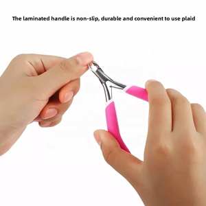 Pince à cuticules pour ongles professionnelle de haute qualité en acier inoxydable Type de beauté en gros direct d'usine pour une utilisation au doigt PAR ANAAIF - Product Image 2