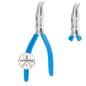 Source Manufacturer Bent Flat Nose <b>Pliers</b> Stainless Steel For Jewelry Making Custom Tools Maker Bent Nose <b>Pliers</b> ( orange ) - Product Image 3