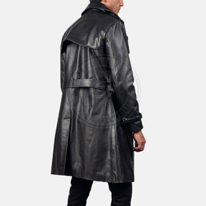 Abrigo de Cuero para Hombre de Alta Calidad al por Mayor, Color Sólido, Transpirable, Colores y Tallas Personalizables, Servicio OEM, Hecho en Pakistán - Product Image 3