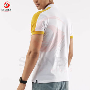 Polo d'été à la mode T-Shirt Casual Men's Shirt Breathable Short Sleeved Sports Cotton Streetwear Polo T Shirt - Product Image 3