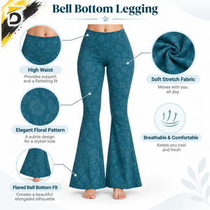 High Quality Bell Bottom <b>Legging</b> Provides Flexible Material Comfortable Construction And <b>Flared</b> Shape For Casual Active - Product Image 6
