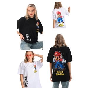 Camiseta Extra Grande, Estilo Urbano, Estampado Gráfico Vintage, Talla Grande, Algodón Grueso, ODM OEM - Product Image 3