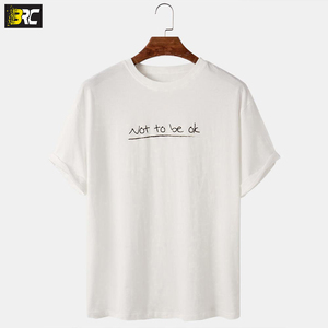 การออกแบบใหม่ขายส่งผู้ชายผ้าฝ้าย100% เสื้อยืด2022ราคาถูกที่กำหนดเองพื้นฐานธรรมดาสต็อก O คอผู้ชายเสื้อยืดว่างเปล่าเสื้อยืด - Product Image 6