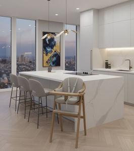 Chaise haute pour bébé en teck de qualité supérieure 3 en 1 Chaise d'alimentation réglable avec ceinture de sécurité - Product Image 1