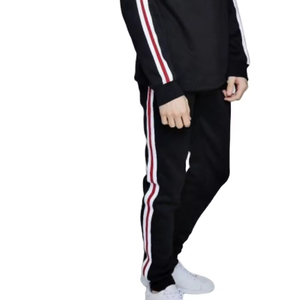 ชุดกีฬาสีดำสำหรับผู้ชายขนาดยุโรปชุดออกกำลังกายวิ่งออกกำลังสำหรับคุณแม่ชุดออกกำลังกาย2025 - Product Image 2