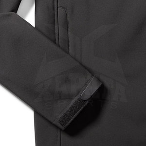 Chaqueta Softshell de talla grande para uso en exteriores Chaqueta Softshell de invierno con cuello levantado Chaqueta Softshell para hombre - Product Image 6