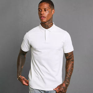 เสื้อถักนิตติ้งสำหรับผู้ชาย, เสื้อแห้งเร็วแขนสั้นสีตัดกันสวมใส่สบายๆแนวสตรีทมีกระเป๋า - Product Image 4