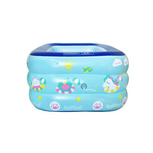 Piscina Gonfiabile 130*90*50 cm per Uso Interno/Esterno, Resistente e Portatile per Divertimento Acquatico - Product Image 1