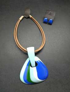 Colgante de Metal con Collar de Cuero de Alta Calidad para Llevar Ceremonia de Compromiso Fiesta de Oficina Función de Boda Fiestas de Navidad - Product Image 5