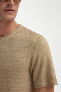 Camiseta de textura suave para hombre, ropa de calle de moda, ropa informal cómoda, salón, viaje, gimnasio, uso diario a granel - Product Image 2