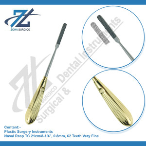 Raspador Nasal MALTZ TC 21cm/8-1/4 0.8mm 62 Dientes, Juego de Instrumentos Muy Finos, Certificado CE, Instrumento Quirúrgico Clase I - Product Image 3