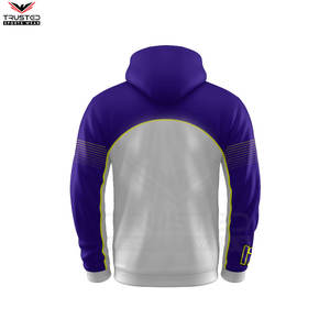 Sudaderas con capucha personalizadas para hombre con diseño OEM de estilo callejero de alta calidad 100% algodón para hombre, sudaderas con capucha transpirables de manga completa para hombre - Product Image 2