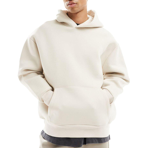 Custom OEM No string Hoodies Oversize Pullover Mens drop shoulder hoodies fleece invierno sudaderas Puff DDP Envío - Product Image 1