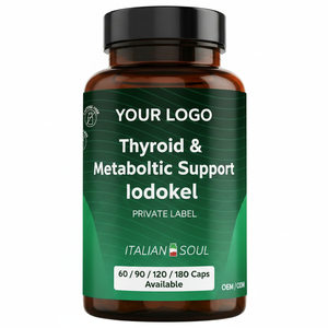 Complément alimentaire RedMoringa OEM Private Label pour le soutien de la thyroïde et du métabolisme, 60 capsules de 400 mg, fabriqué en Italie - Product Image 2