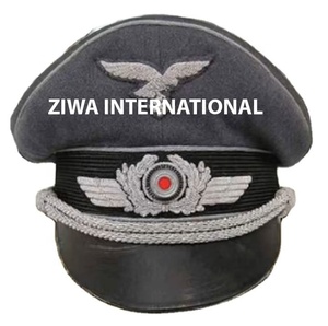 Gorra de Visera Curva de Lana Bordada a Mano con el Emblema de la Luftwaffe Alemana de la Segunda Guerra Mundial, Estilo ZIWA, para Uso en Exteriores, Unisex, para Todas las Estaciones - Product Image 1