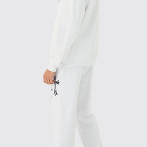 Survêtement sérigraphié sur mesure pour hommes de taille XXL Ensemble d'hiver de taille plus avec logo personnalisé pour l'extérieur - Product Image 3