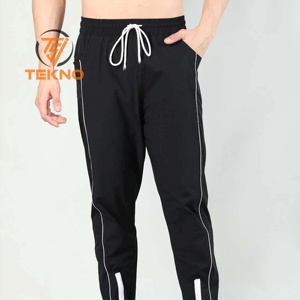 Vente en gros OEM Joggers personnalisés Pantalons de survêtement de haute qualité pour hommes Pantalons de survêtement en tricot gaufré Pantalons de survêtement baggy pour hommes - Product Image 1