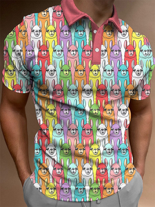 เสื้อโปโลปักลายด้วยแขนสั้นพิมพ์สีทึบออกแบบซับลิเมชันปรับแต่งได้ - Product Image 4