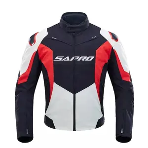 Chaqueta Corta de Motocicleta para Hombre, Cortavientos y Transpirable, para Invierno, con Tiras Reflectantes y Protección Blindada, para Motociclismo Urbano y de Turismo - Product Image 1