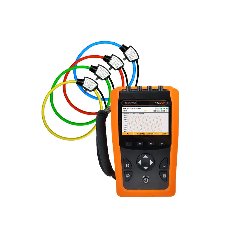 Testeur de qualité de puissance monophasé Portable de haute précision, analyseur vectoriel conçu pour détecter les réseaux électriques