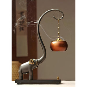 Brûleur d'encens éléphant de superbe qualité pour la décoration intérieure Utilisation de table pour le salon et la chambre Porte-encens Nouvelle arrivée - Product Image 2