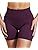 Short de motard pour femme avec poches Taille haute Contrôle du ventre Spandex Workout Yoga Athletic Gym Shorts - Product Image 4
