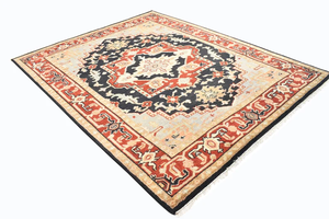 Luxury Oushak <b>Large</b> Rectangle Wool <b>Rug</b> Set Handmade <b>Modern</b> Floral Traditional Design Non-Slip Medium Pile <b>for</b> Home <b>Living</b> <b>Room</b> - Product Image 5