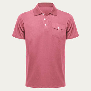 Respirant 100% coton tissu polos hommes personnalisé concepteur Polo t-shirts anti-rétrécissement Polo - Product Image 3