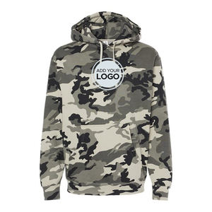 Sweat à capuche actif pour homme avec poche kangourou Sweat-shirt en polaire brodé avec logo personnalisé pour les entraînements Sweat à capuche Independent Trading Co - Product Image 2