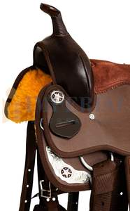 Nouvellement arrivé synthétique cheval Western selle tampons Fine qualité en cuir véritable main couette confortable lavable impression en gros - Product Image 2