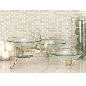 Vente chaude Vaisselle Bol En Métal Collations et Chips Servir Bol Décoratif Hôtels Cuisine Décoration Bol À Fruits - Product Image 4