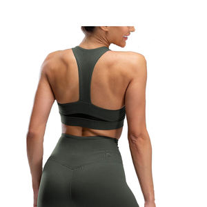 Soutien-gorge de sport Prix compétitif Logo privé personnalisé coupé et cousu prix d'usine du fabricant dernier modèle Soutien-gorge de sport pour femme - Product Image 2