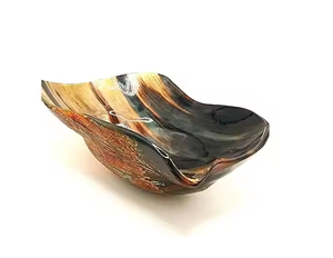 Cuencos para servir de primera calidad con cuerno de búfalo natural, ideales para ensaladas, frutas y decoración del hogar, los mejores cuencos para servir con la mejor calidad - Product Image 1