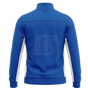 Veste de sport légère à fermeture éclair intégrale pour hommes, idéale pour la course et l'entraînement, avec col montant, personnalisable pour l'extérieur - Product Image 2