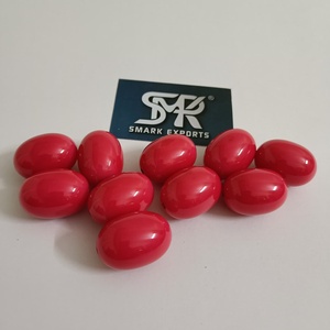 Cuentas de Resina Ovaladas de Ángel Rosa Brillante Hechas a Mano, Ecológicas, con Acabado Liso, Suministros para Joyería, Manualidades, Proyectos de Bricolaje, Pulseras de Cuentas - Product Image 6