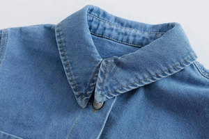 Conjunto de Dos Piezas de Mezclilla para Mujer, Verano, Ecológico, Transpirable, Vintage, Sexy, Top Corset Bordado, Jeans y Shorts de Mezclilla - Product Image 2
