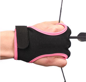 Guantes de Tiro con Arco de Tres Dedos para Hombres, Mujeres, Adolescentes y Adultos, Guantes para Principiantes para Práctica de Tiro con Arco - Product Image 6