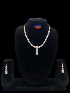 Festival traditionnel en laiton américain diamant ensemble de bijoux colliers de mariage à la mode - Product Image 3